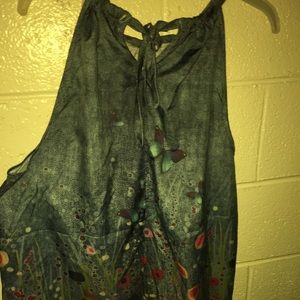 Miss Look 3xl floral print halter top